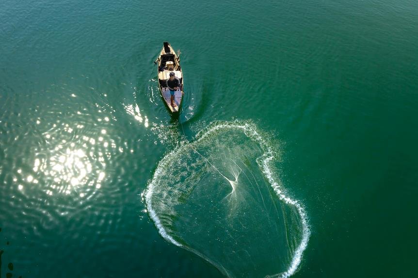 competitive angling on water