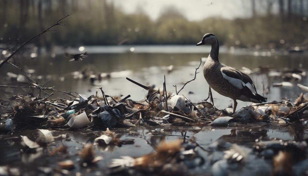 dead ducks cause problems