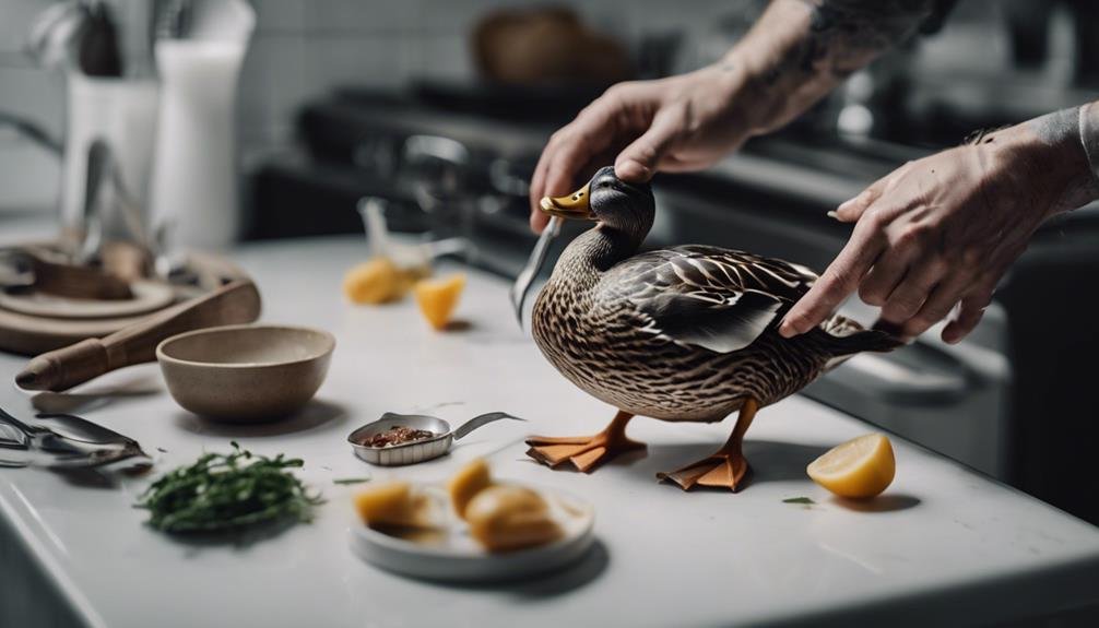 quickly master duck deboning