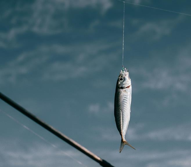 secure fishing line connection