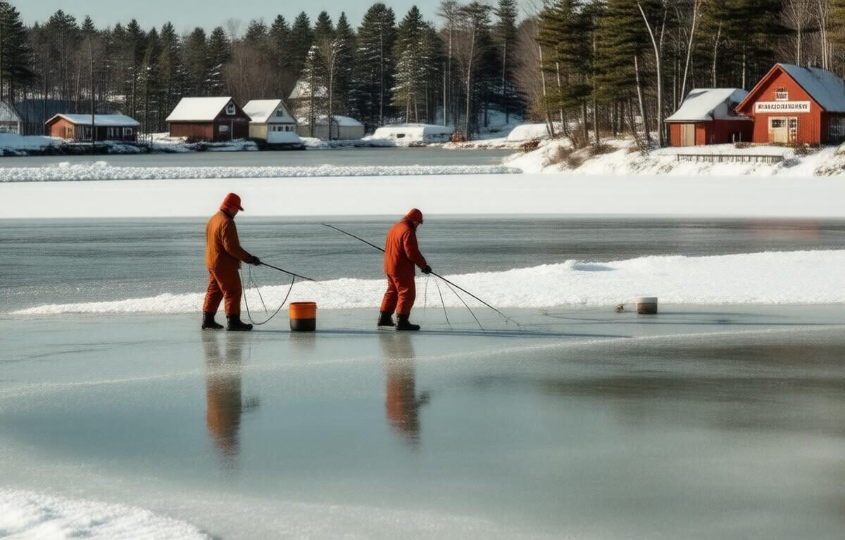Ice Fishing Adventures in Cape Cod: Tips for Catching Bass, Pickerel, and Trout in January 2025!
