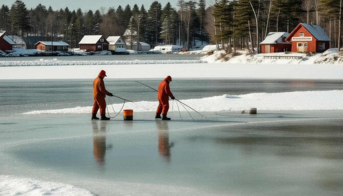 Ice Fishing Adventures in Cape Cod: Tips for Catching Bass, Pickerel, and Trout in January 2025!