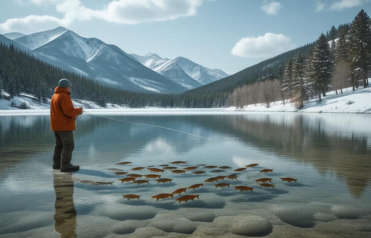 New Mexico Fishing Report: January 2025 - Trout Stocking, Ice Conditions, and Future Weather Changes